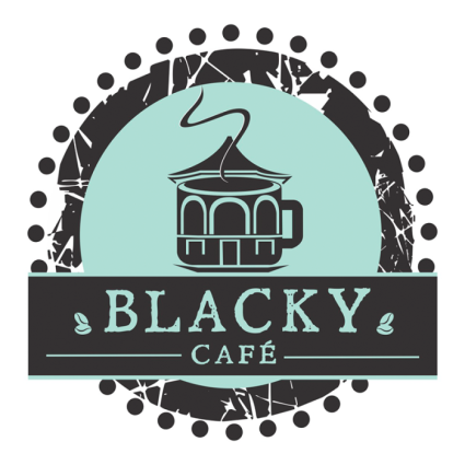 Logotipo - Blacky Cafe