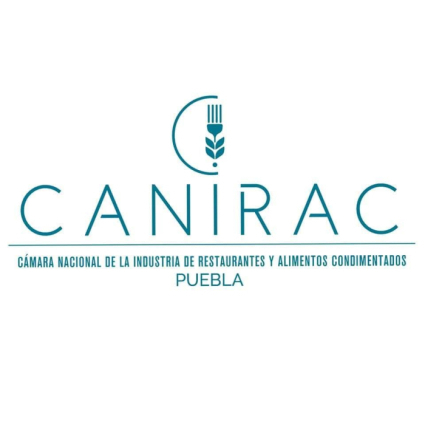 Logotipo - Cámara Nacional de la Industria de Restaurantes y Alimentos Condimentados CANIRAC Puebla