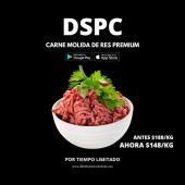 Ordena en línea y recibe el mismo día. Por tiempo limitado recibe carne molida de res en tu domicilio a precio preferente - Distribuidora San Pedro Cholula