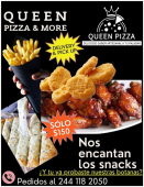Además de nuestras deliciosas pizzas, en Pizzería Queen Atlixco también ofrecemos una variedad de opciones para complementar tu comida. - Queen Pizza Atlixco