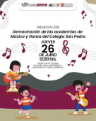 Demostración de las Academias de Música y Danza del Colegio San Pedro