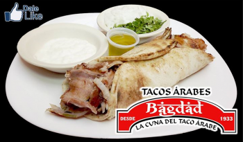 La Especialidad de la casa Bagdad con Jocoque - Tacos Árabes Bagdad - Puebla