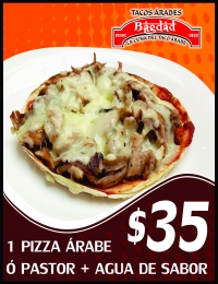Paquete Pizza - Tacos Árabes Bagdad - Puebla