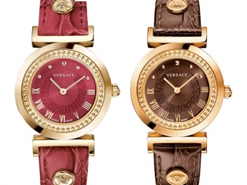 VERSACE VANITY
35 mm - Cuarzo - IP Oro Amarillo y Piel - Bauer Joyeros - Puebla