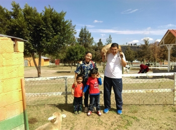Cargando borreguitos - Granja Didáctica El Ranchito - Puebla