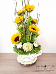 Centros florales de mesa para eventos - Pheonia Floristería - Puebla