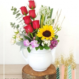 Decoración floral para bodas - Pheonia Floristería - Puebla