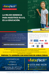 Cursos para todas las edades. - Matefácil10® - Escuela de Matemáticas - Puebla