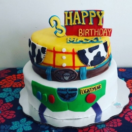 Pastel de Toy Story hecho en la La CupcakeRía Gourmet - La CupcakeRía Gourmet - Respostería - Puebla...