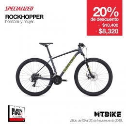 Bicicleta Rockhopper a 20% de descuento - Tienda MTBIKE Puebla - Puebla