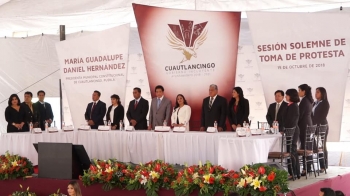 Fue un verdadero gusto y privilegio ser parte de la toma de protesta del gobierno de Cuautlancingo, ...