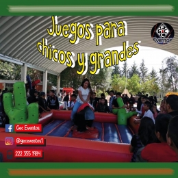 Toro mecánico para una mejor diversión este 15 de Septiembre 2019 - GEC Eventos - Puebla