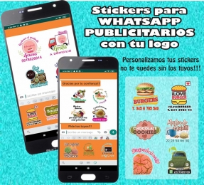 Stickers Publicitarios DE WHATSAPP para tu negocio. - Detalles by Claroscuro - Puebla