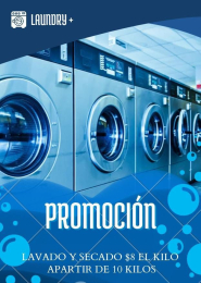 No te quedes sin ropa limpia!!
Trabajamos de lunes a domingo de 9 am a 6pm - Laundry + - Puebla