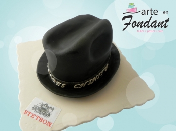 Pastel sombrero - Arte en Fondant - Puebla