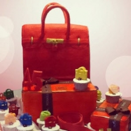 Pastel Bolsa - Arte en Fondant - Puebla